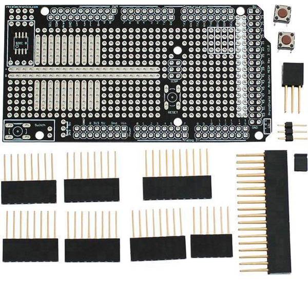 Shield e moduli aggiuntivi HAT per Arduino - Adafruit Mega protoshield - Shield e moduli aggiuntivi HAT per Arduino - Adafruit Mega protoshield -