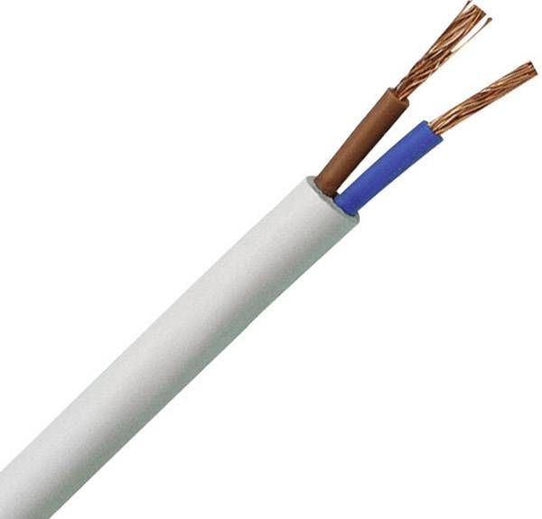 Kopp 151525003 Cavo flessibile H03VV-F 2 x 0.75 mm² Bianco 25 m