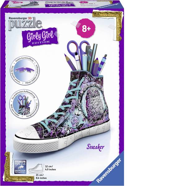 Puzzle - Puzzle Sneaker Ravensburger 3D - Animal Trend - Puzzle - Puzzle Sneaker Ravensburger 3D - Animal Trend -