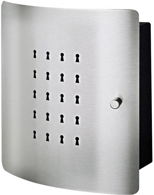 Burg Wächter Cassetta porta chiavi SLOT 6220/10 Ni 33530 Numero di ganci 10 acciaio inox, Nero