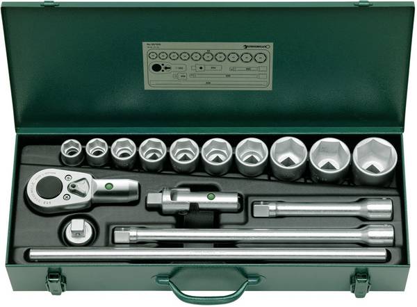 Stahlwille 55/10/6 Kit di chiavi a bussola metrico 3/4" (20 mm) 16 parti 96050104