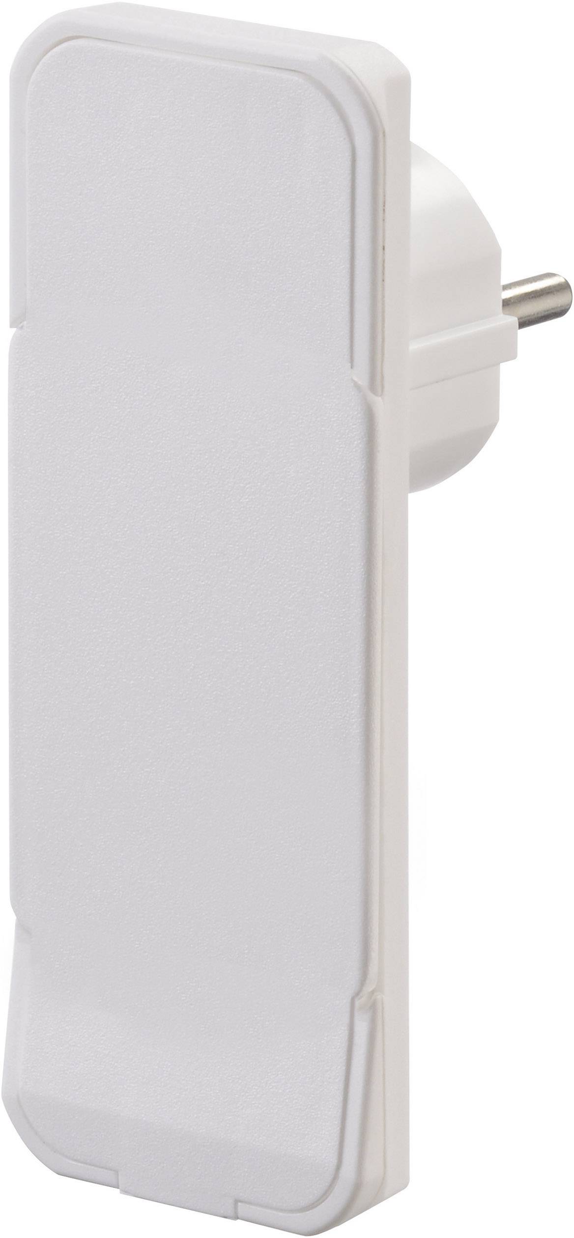 NVB 104563 Spina piatta di sicurezza Plastica 230 V Bianco IP20
