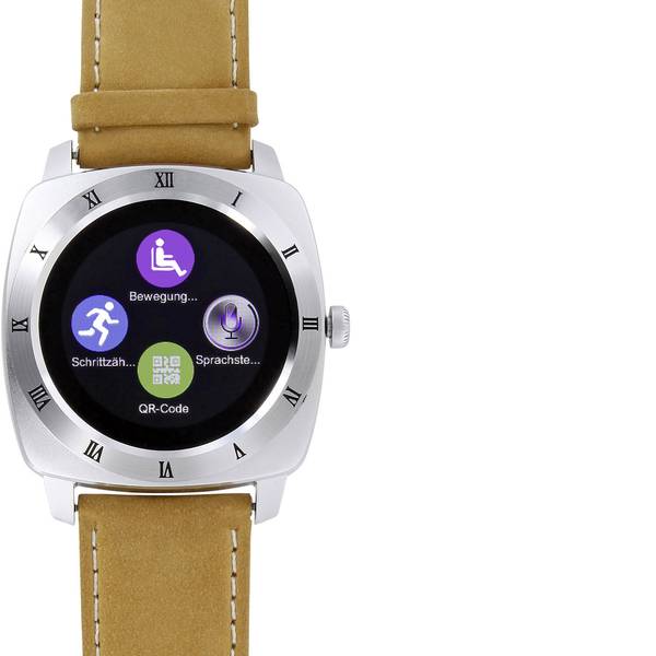 Dispositivi indossabili - X-WATCH Nara XW Pro CL Smartwatch Marrone - Dispositivi indossabili - X-WATCH Nara XW Pro CL Smartwatch Marrone -