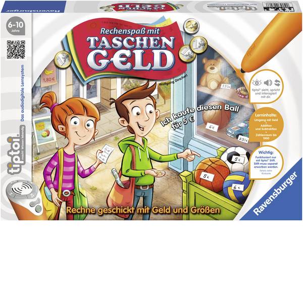 Giochi di società e per famiglie - Ravensburger tiptoi® rastrello divertimento con denaro tascabile - Giochi di società e per famiglie - Ravensburger tiptoi® rastrello divertimento con denaro tascabile -