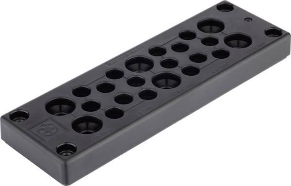 LAPP SKINTOP® MULTI Version 2 Piastra di ingresso per cavi multipli Ø (max.) 16 mm Spessore piastra (max.) 14 mm Policarbonato 1 pz.
