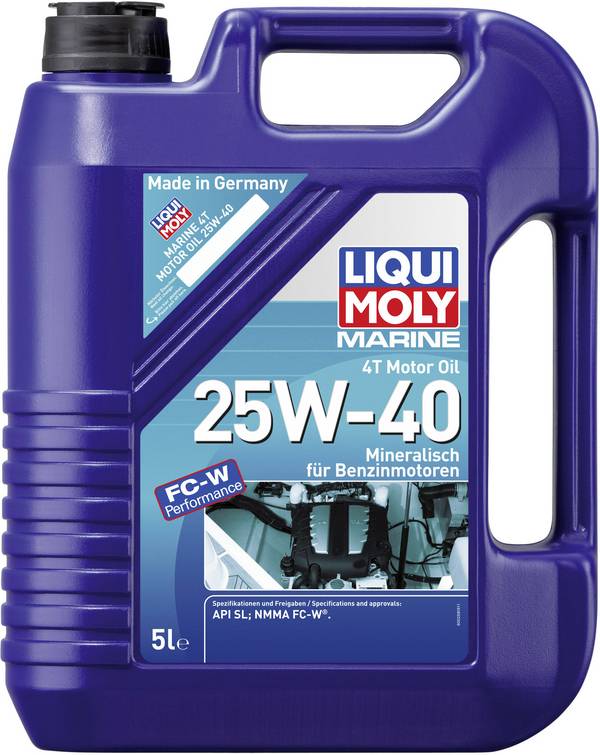 Liqui Moly Marine 4T 25W-40 25027 Olio motore a 4 tempi 5 l
