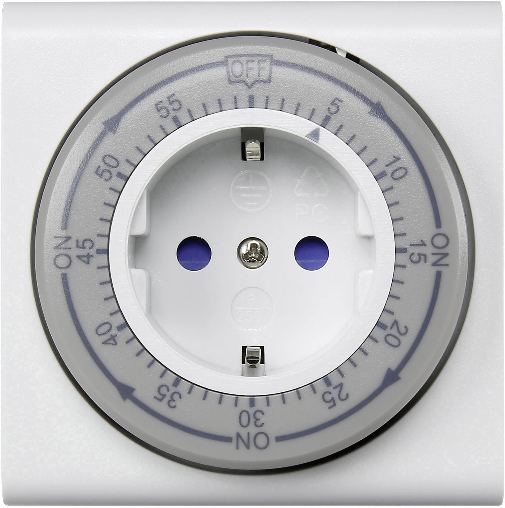 Presa con timer programmabile con possibilità di impostare orari di accensione e spegnimento, per controllare automaticamente dispositivi elettrici.