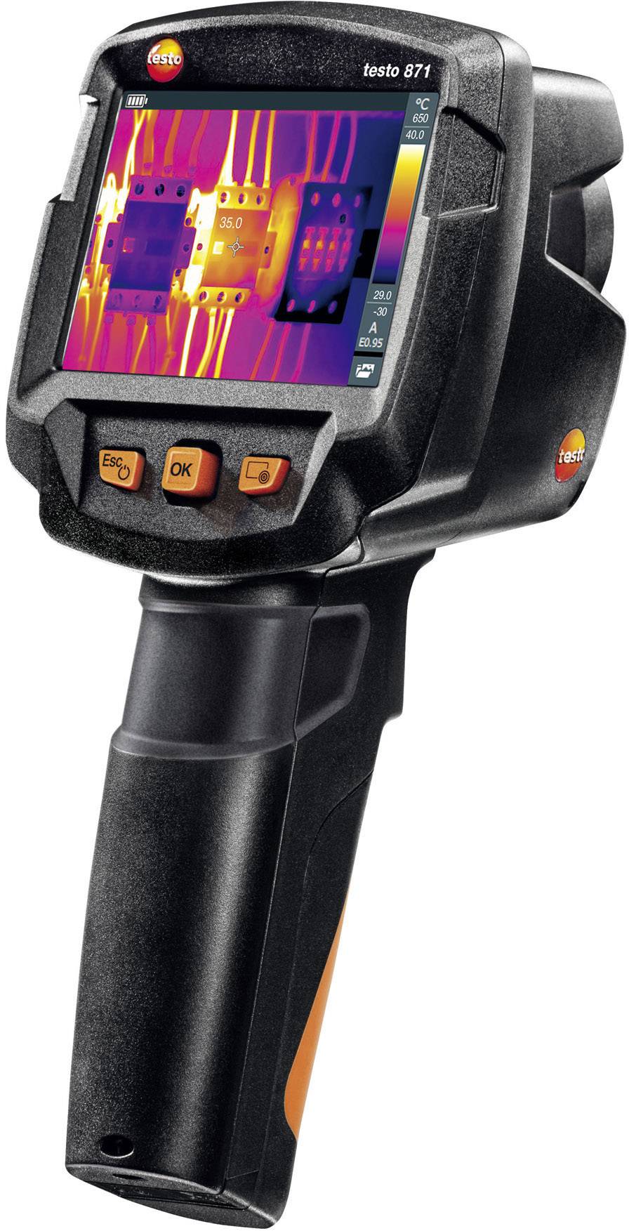 testo 871 Termocamera -30 fino a +650 °C 240 x 180 Pixel 9 Hz-0