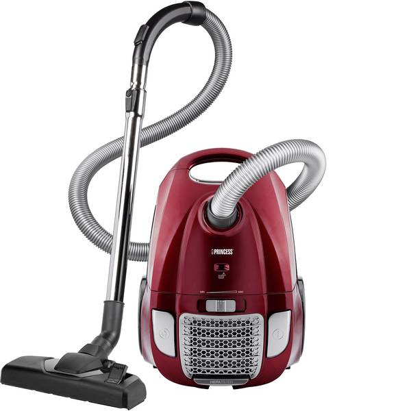 Aspirapolveri - Princess Power Deluxe 700 W Rosso, Argento - Aspirapolveri - Princess Power Deluxe 700 W Rosso, Argento -