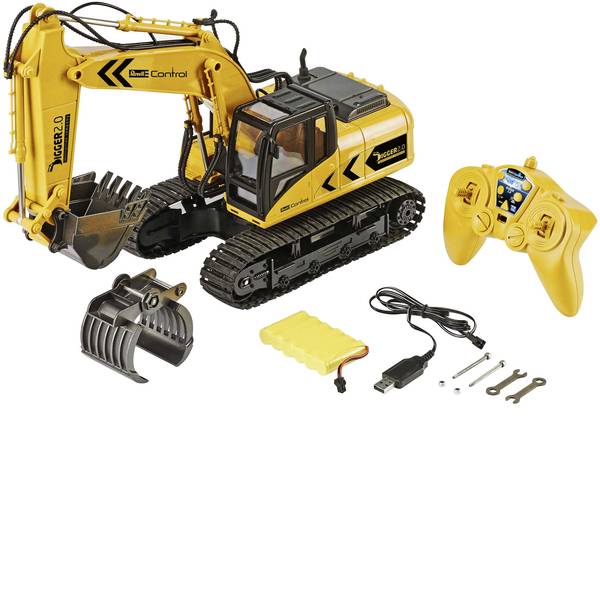 Trattori e mezzi da cantiere RC - Digger 2.0 Modellino per principianti Revell Control 1:16 Veicolo - Trattori e mezzi da cantiere RC - Digger 2.0 Modellino per principianti Revell Control 1:16 Veicolo -