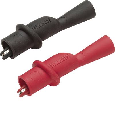 Morsetti A Coccodrillo Isolati 50A - 2 Pezzi (Rosso + Nero) - Apertura 25mm - Per Auto E Elettronica