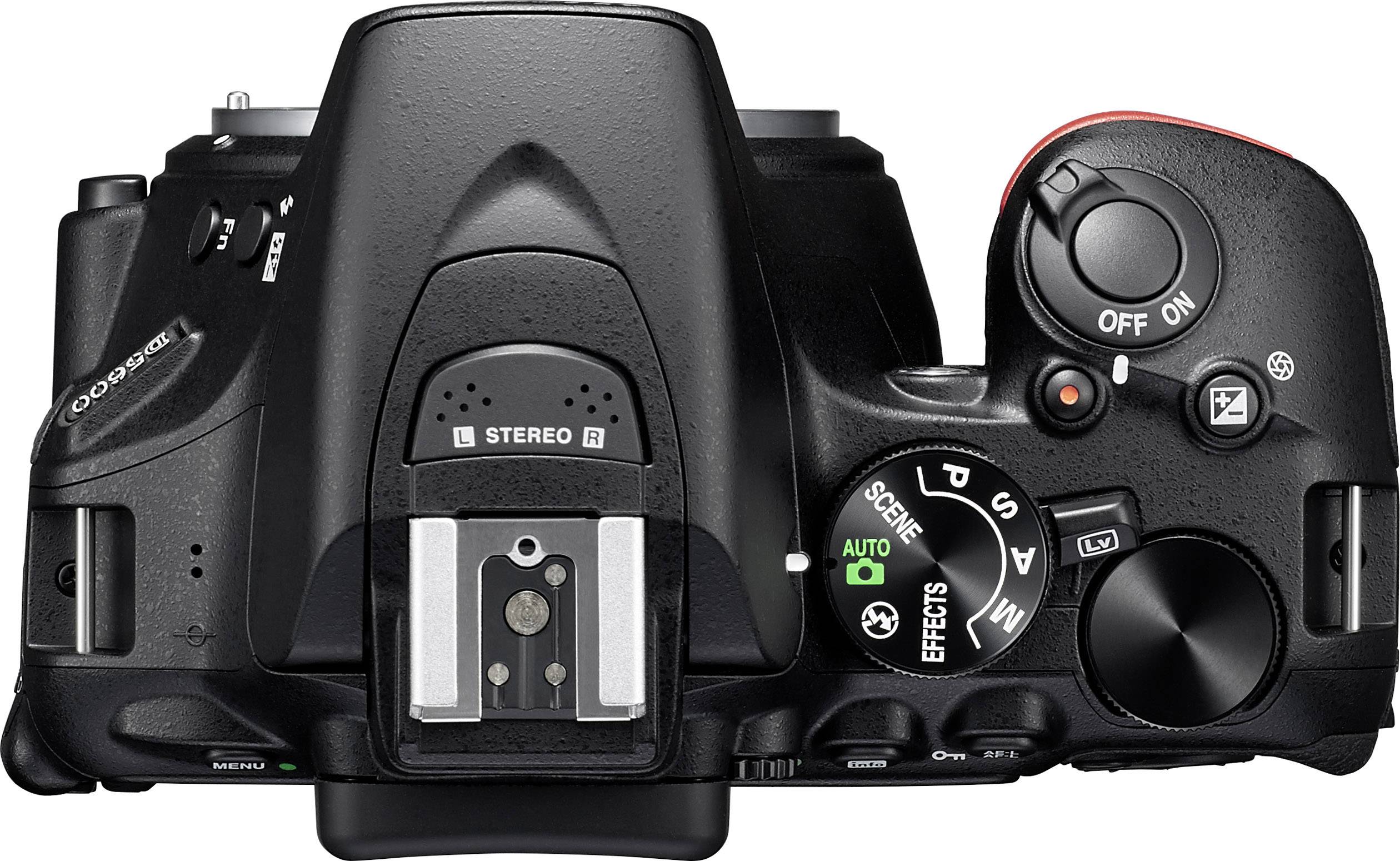 Nikon D5600 Fotocamera digitale reflex 24.2 MPixel Nero WiFi, Video