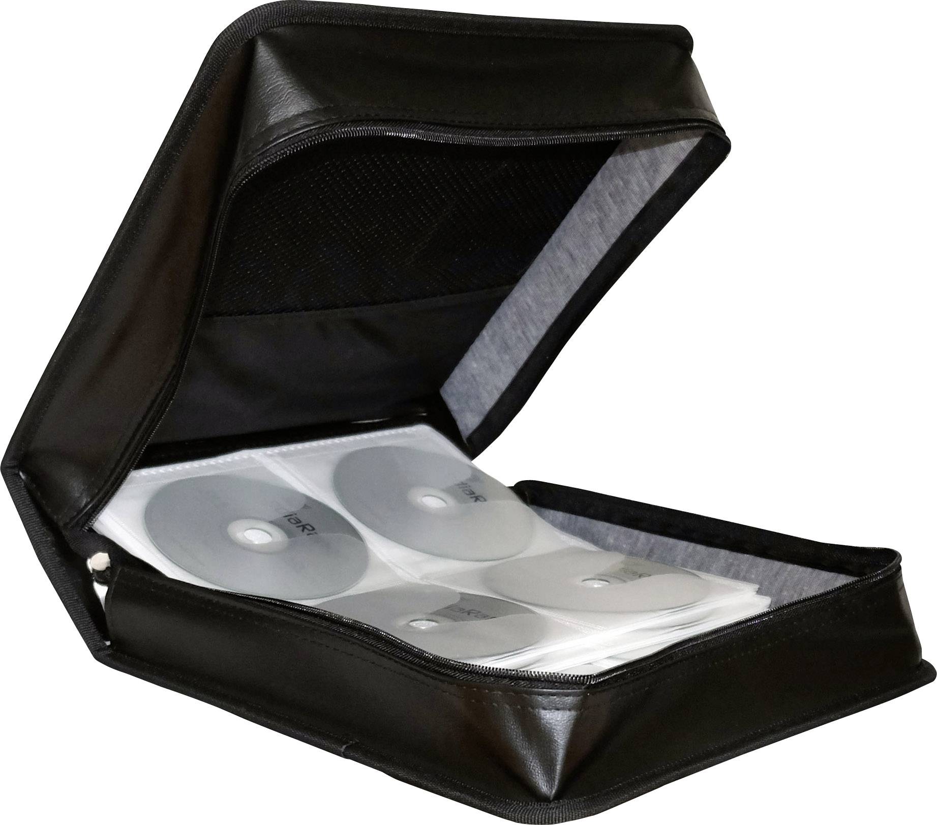 MediaRange BOX94 custodia CD/DVD Custodia a borsellino 300 dischi Nero (MediaRange - omslag til CD/DVD disks)-0