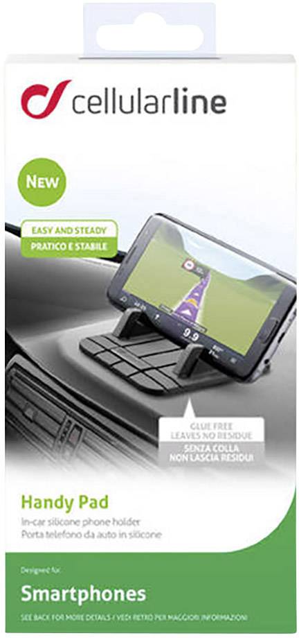 Cellularline HANDY PAD - Universale Supporto auto nuovo e alternativo Nero-1