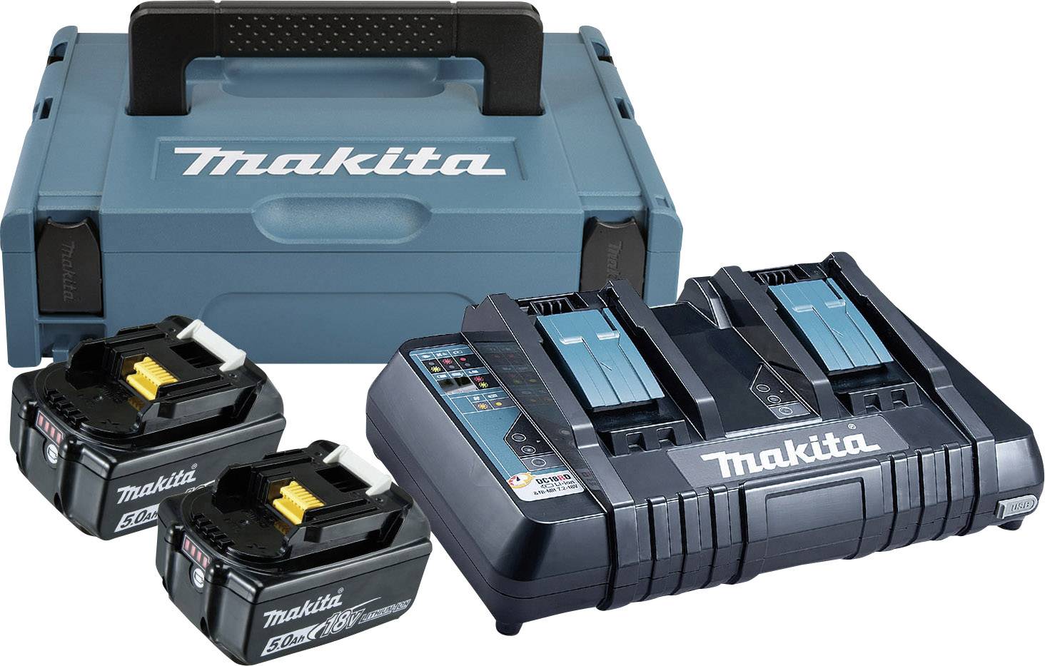Makita 197629-2 197629-2 Batteria per elettroutensile 18 V 5 Ah Li-Ion-0