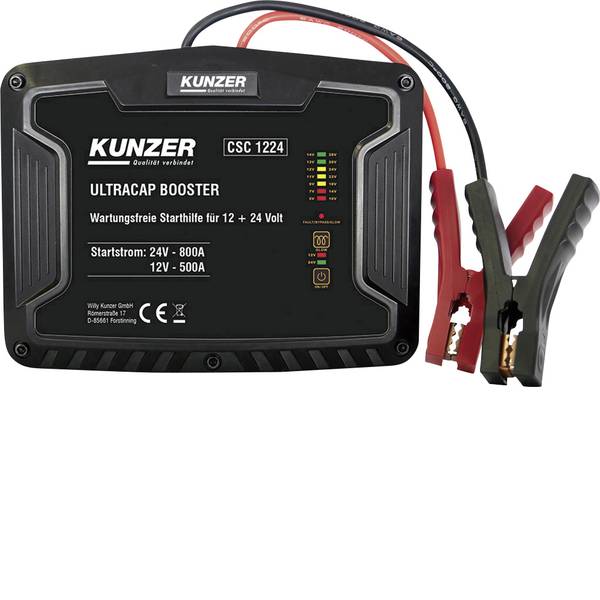 Jump Starter - Sistema di accensione rapido Kunzer CSC 1224 - Jump Starter - Sistema di accensione rapido Kunzer CSC 1224 -