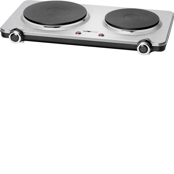 Piastre di cottura - Clatronic DKP 3668 271722 Doppia piastra di cottura 2 regolatori di temperatura indipendenti - Piastre di cottura - Clatronic DKP 3668 271722 Doppia piastra di cottura 2 regolatori di temperatura indipendenti -