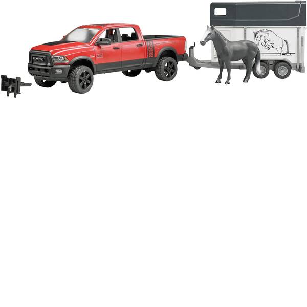 Veicoli senza telecomando - RAM 2500 Power Wagon con rimorchio per cavalli Bruder - Veicoli senza telecomando - RAM 2500 Power Wagon con rimorchio per cavalli Bruder -
