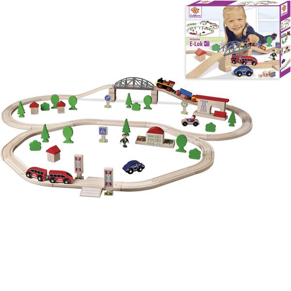 Treni e ferrovie in legno - Ferrovia di legno Eichhorn KIT treno con ponte 100001265 - Treni e ferrovie in legno - Ferrovia di legno Eichhorn KIT treno con ponte 100001265 -
