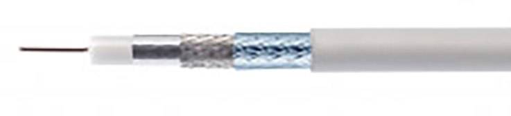 Kathrein 21510025 Cavo coassiale Diam. est.: 6.90 mm 75 Ω 120 dB Bianco 100 m