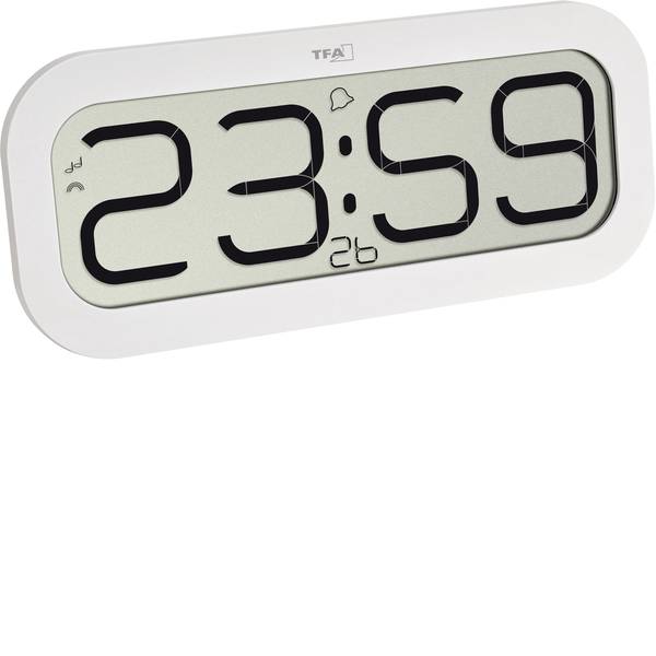 Orologi da parete - TFA 60.4514.02 Radiocontrollato Orologio da parete 28 mm x 321 mm x 140 mm Bianco - Orologi da parete - TFA 60.4514.02 Radiocontrollato Orologio da parete 28 mm x 321 mm x 140 mm Bianco -