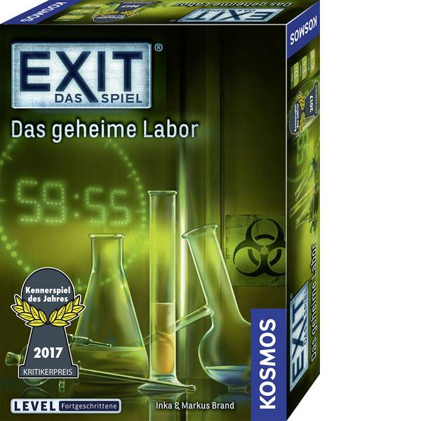 Giochi di società e per famiglie - Kosmos EXIT - il gioco - Laboratorio segreta - Giochi di società e per famiglie - Kosmos EXIT - il gioco - Laboratorio segreta -