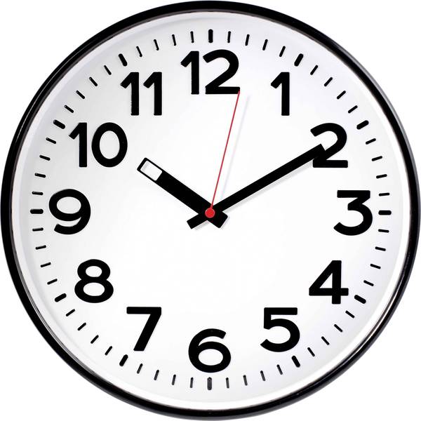 Orologi da parete - EUROTIME 82320 Quarzo Orologio da parete 300 mm x 50 mm Nero - Orologi da parete - EUROTIME 82320 Quarzo Orologio da parete 300 mm x 50 mm Nero -
