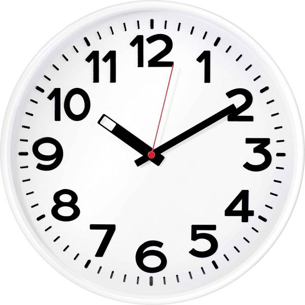 Orologi da parete - EUROTIME 82321 Quarzo Orologio da parete Bianco - Orologi da parete - EUROTIME 82321 Quarzo Orologio da parete Bianco -