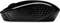 Mouse nera wireless con design ergonomico e impugnatura strutturata, vista laterale.