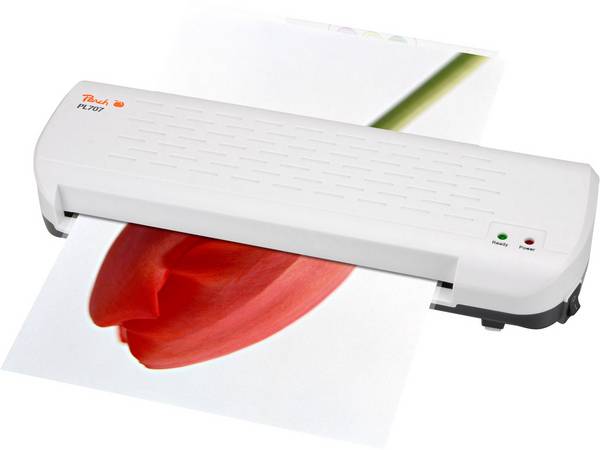 Peach PL707 plastificatrice Plastificatrice a caldo 250 mm/min Bianco