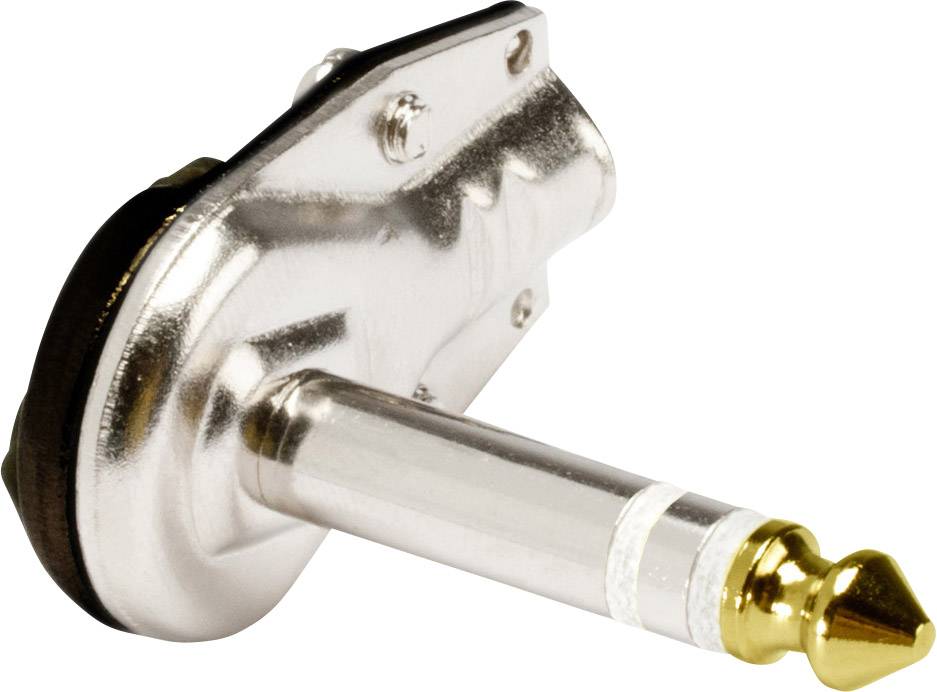 Hicon HI-J63SA05 Jack 6.35 mm Spina angolata Numero Poli (num): 3 Argento 1 pz.