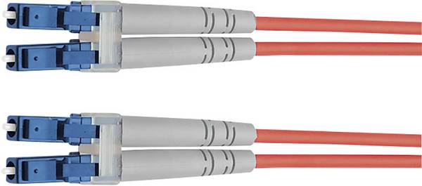Telegärtner 100011285 Fibra ottica Fibra ottica Cavo 1.00 m Violetto [1x Spina LC - 1x Spina LC] 50/125 µ Multimode OM4