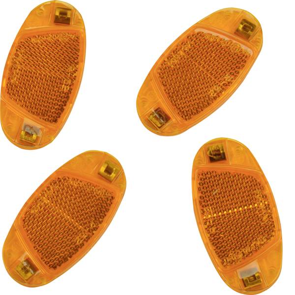 Luci per bicicletta - Fischer Fahrrad Riflettore 85400 Arancione - Luci per bicicletta - Fischer Fahrrad Riflettore 85400 Arancione -