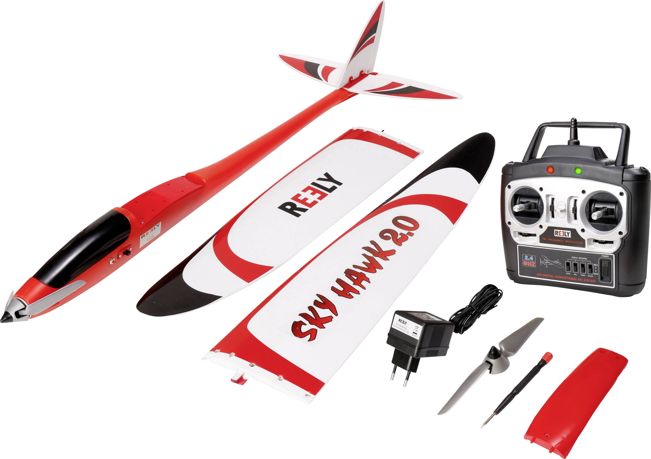 Reely Sky Hawk 2.0 Aliante radiocomandato RtF 1200 mm-3