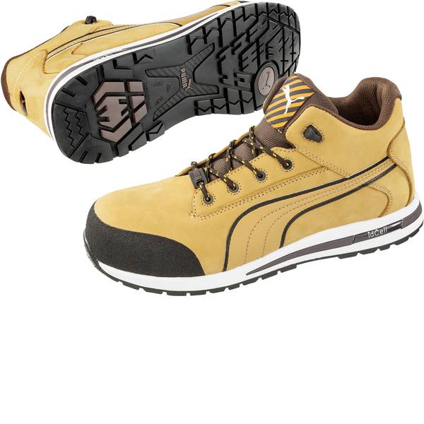 Scarpe antinfortunistiche - Stivali di sicurezza S3 Misura: 45 Beige, Marrone PUMA Safety Dash Wheat Mid HRO SRC 633180-45 1 Paia - Scarpe antinfortunistiche - Stivali di sicurezza S3 Misura: 45 Beige, Marrone PUMA Safety Dash Wheat Mid HRO SRC 633180-45 1 Paia -