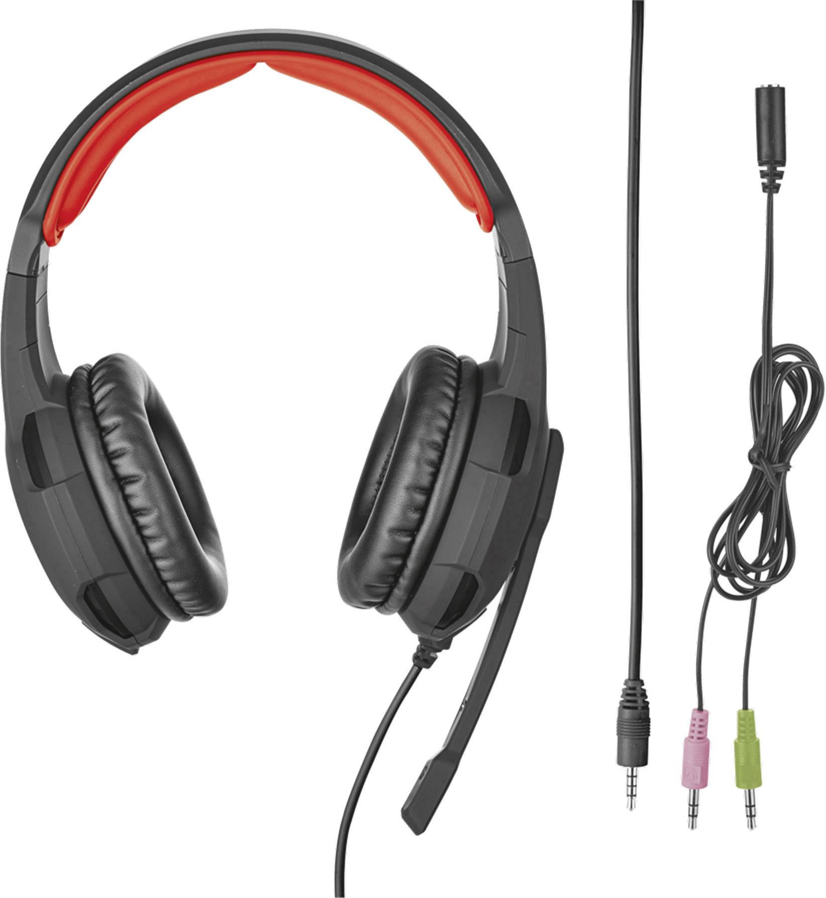 Trust GXT 784 Cuffie Over Ear via cavo Stereo Nero Gaming-1