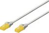 Digitus DK-1613-A-100 RJ45 Cavo di rete, cavo patch CAT 6A U/UTP 10.00 m Grigio Privo di alogeni, coppie intrecciate 1 pz.
