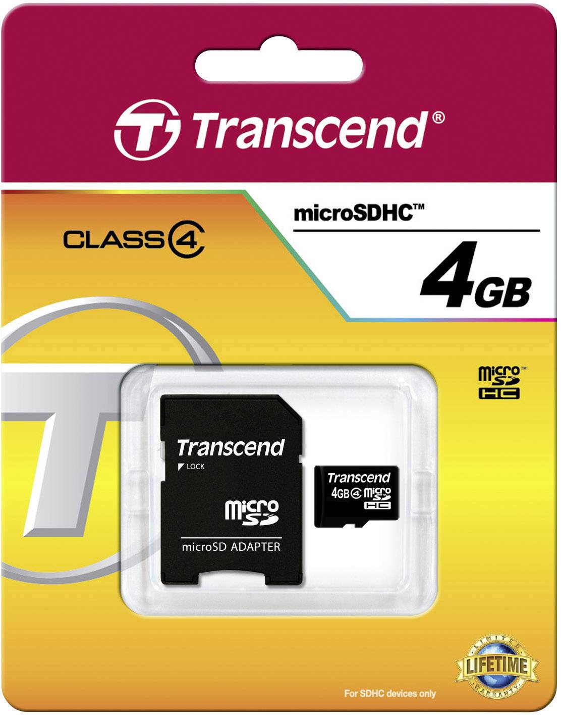Scheda di memoria flash Transcend (adattatore microSDHC/SD incluso)-2