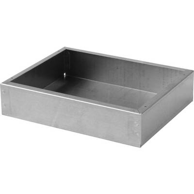 Contenitore rettangolare in metallo con pareti basse, utilizzato per la conservazione o come stampo da forno.