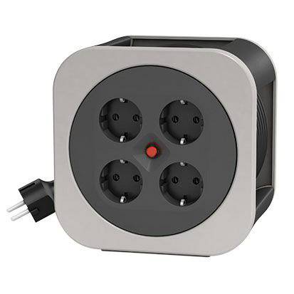 REV Ritter 0010012800 Avvolgicavo 10 m Nero Spina schuko