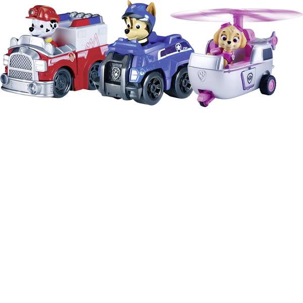 Personaggi da gioco - Spin Master: veicolo base Paw Patrol Rescue Racer 3, Rescue Marshall, spy e Skye Chase - Personaggi da gioco - Spin Master: veicolo base Paw Patrol Rescue Racer 3, Rescue Marshall, spy e Skye Chase -