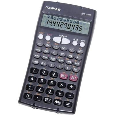 Acquista Olympia LCD 8110 Calcolatrice per la scuola Nero Display (cifre):  10 a batteria (L x A x P) 84 x 16 x 153 mm da Conrad