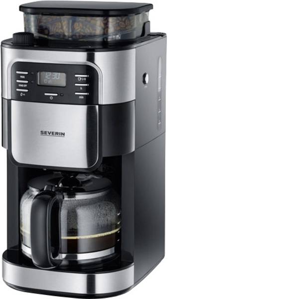 Macchine dal caffè con filtro - Severin KA 4810 Macchina per il caffè Acciaio inox (spazzolato), Nero Capacità tazze=10 Con macina caffè, funzione - Macchine dal caffè con filtro - Severin KA 4810 Macchina per il caffè Acciaio inox (spazzolato), Nero Capacità tazze=10 Con macina caffè, funzione -