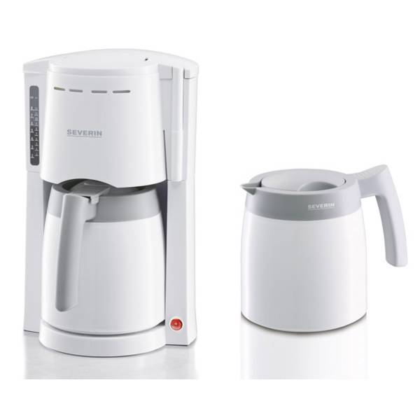 Macchine dal caffè con filtro - Severin KA 9233 Macchina per il caffè Bianco-Grigio Capacità tazze=8 - Macchine dal caffè con filtro - Severin KA 9233 Macchina per il caffè Bianco-Grigio Capacità tazze=8 -