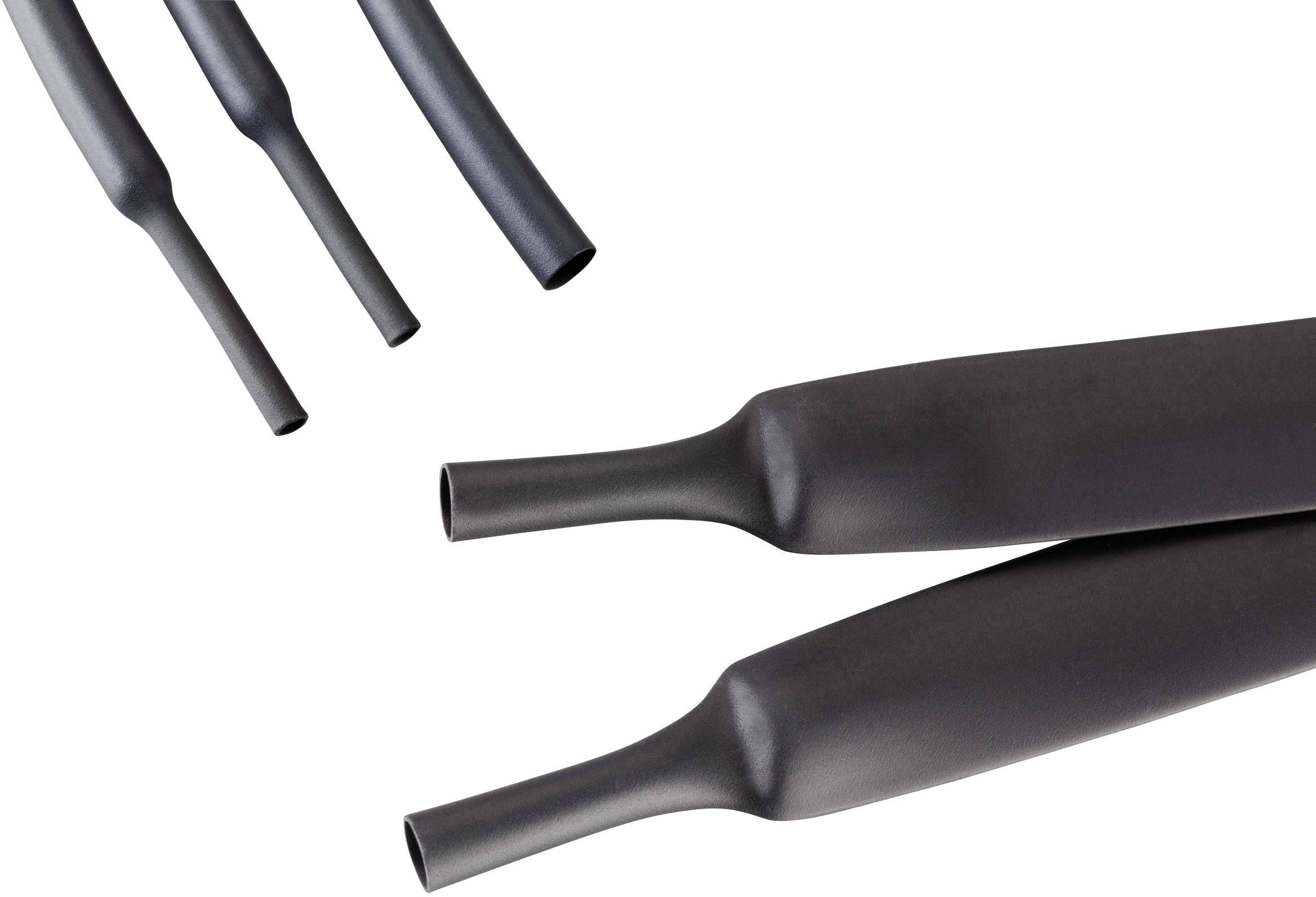 Guaina Termorestringente con Colla diametro 16mm 4:1 Nera