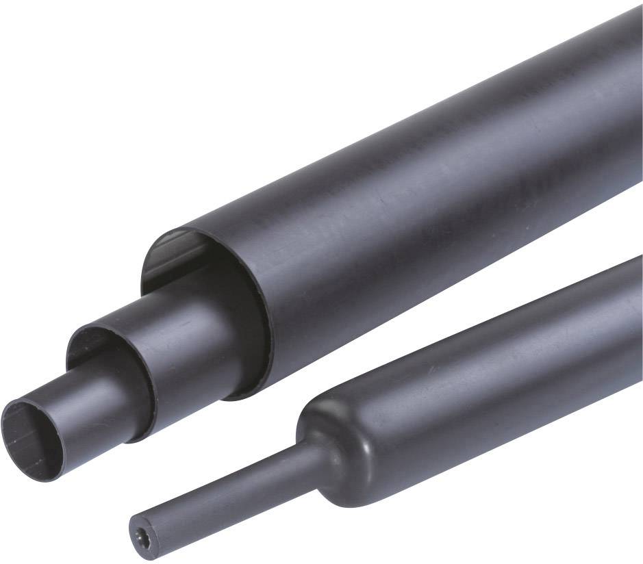 1 m Guaina termorestringente diametro 19,1 mm lunghezza termoretraibile nera