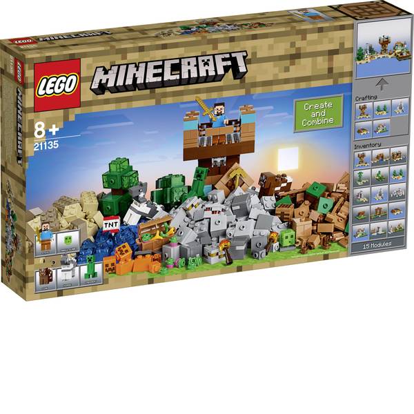 LEGOŽ Minecraft - LEGOŽ MINECRAFT 21135 La Crafting-Box 2.0 - LEGOŽ Minecraft - LEGOŽ MINECRAFT 21135 La Crafting-Box 2.0 -