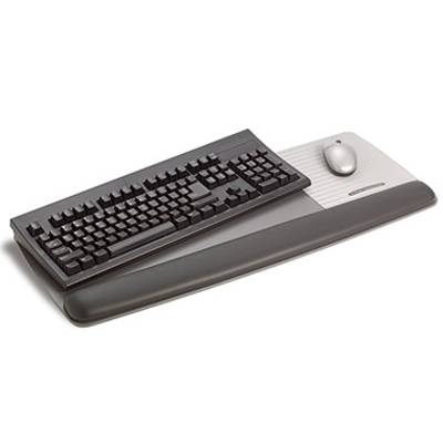 3M WR422LE Keyboard+Mouse Poggiapolsi in gel Nero, Grigio