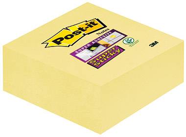 Haftnotizwürfel Super Sticky 76 x 45 76 mm B H T gelb 270 Bl. (2014-SCY)
