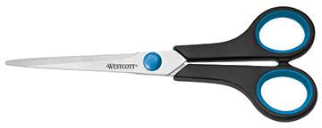 Westcott E-30271 00 Forbici universali Destrimani 175 mm Nero, Blu